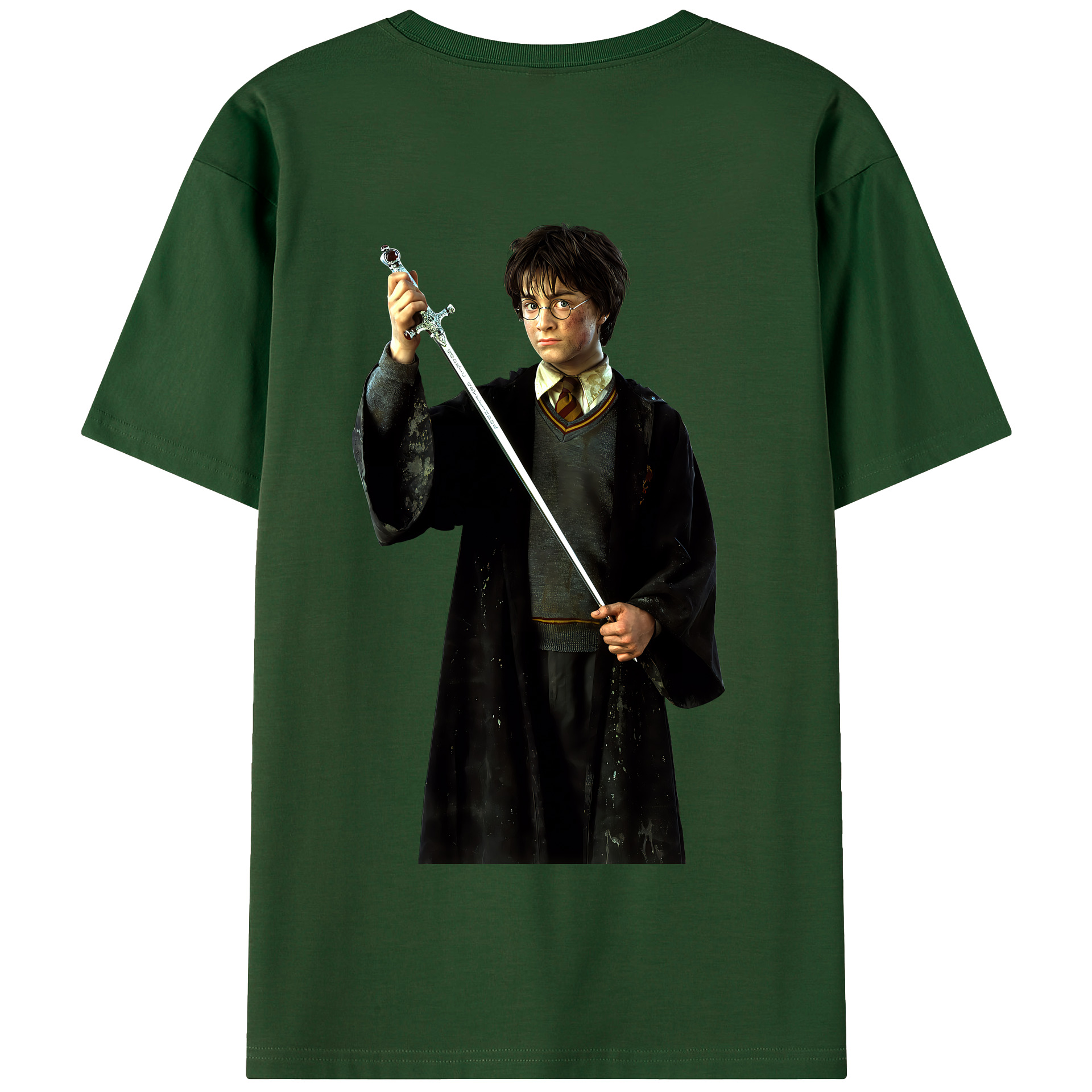 （画像用） Harry Potter ハリー・ポッターシリーズ 綿100％半袖Tシャツ（背面プリント）